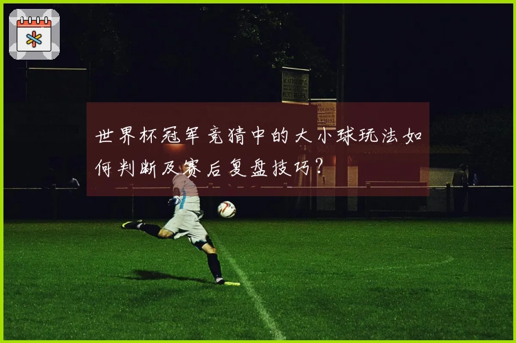 世界杯冠军竞猜中的大小球玩法如何判断及赛后复盘技巧?
