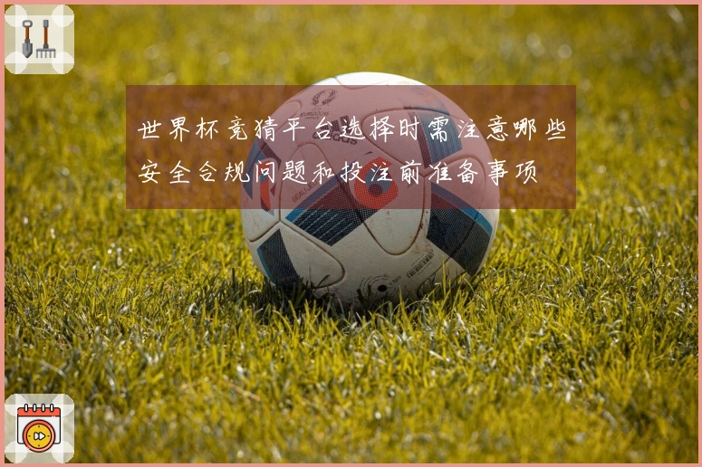 世界杯竞猜平台选择时需注意哪些安全合规问题和投注前准备事项