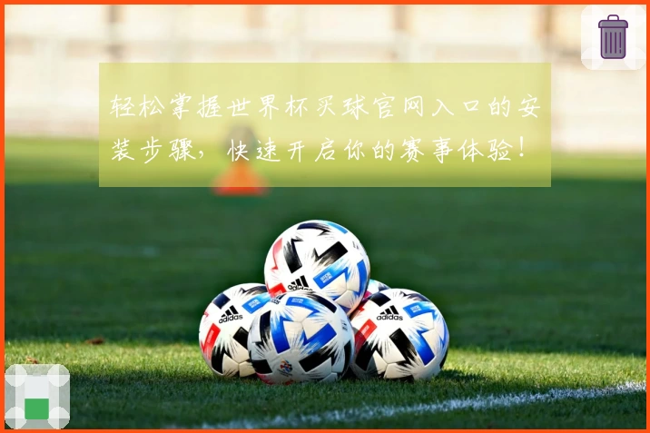 轻松掌握世界杯买球官网入口的安装步骤，快速开启你的赛事体验！
